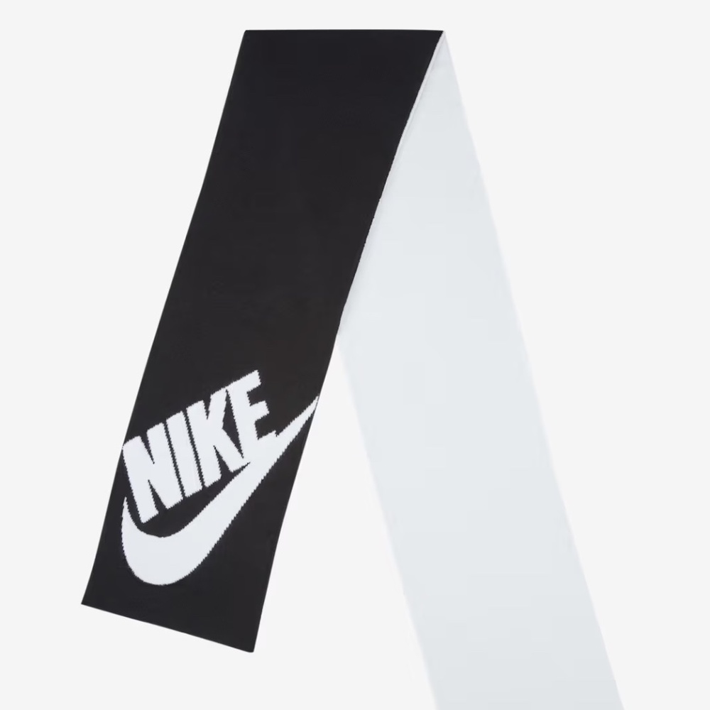 Nike Sportswear Classic Sport Scarf Black White One Size Unisex 64 Inches NWT